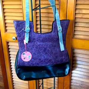 Purple Vegan Leather Purse NWT